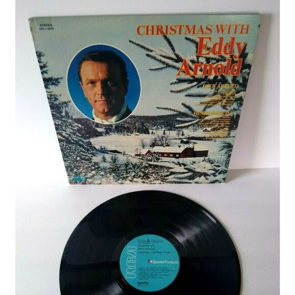 Christmas With Eddy Arnold / X-mas With Henry Mancini Vinyl LP Record Album 1974 - Picture 1 of 5
